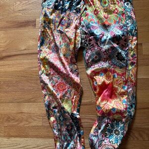 Johnny Was kaleidoscope silk Elsie jogger